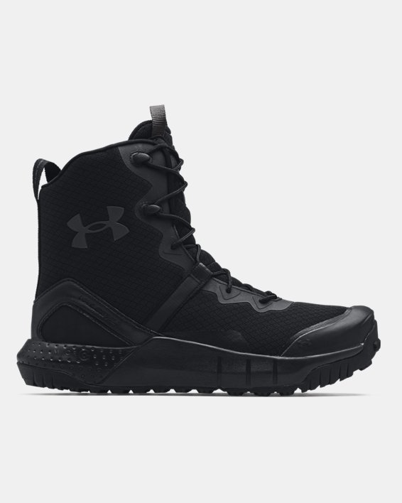 Men's UA Micro G® Valsetz Zip Tactical Boots in Black image number 0